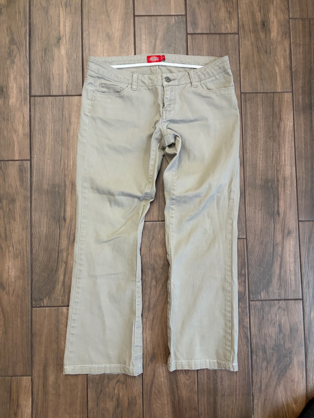 Dickies Khaki Straight-Leg Work Pants